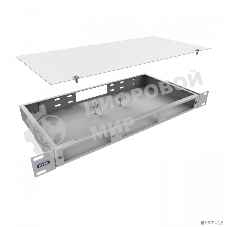 Кросс NTSS оптический 19'' укомплектованный 1U, 8 портов SC/UPC, 9/125 мкм (планки, сплайс-кассета, пигтейлы, КДЗС, адаптеры) серый RAL 7035 NTSS-RFOB-1U-8-SC/U-9-SP1.5G1AY
