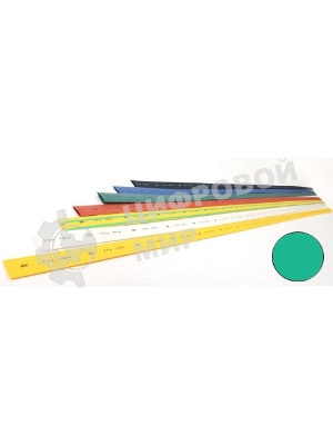 Трубка термоусадочная ТТУ 8/4 зел. 1м IEK UDRS-D8-1-K06