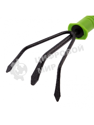 Рыхлитель Palisad 3-зубый, 100х225 мм, стальной, пластиковая рукоятка