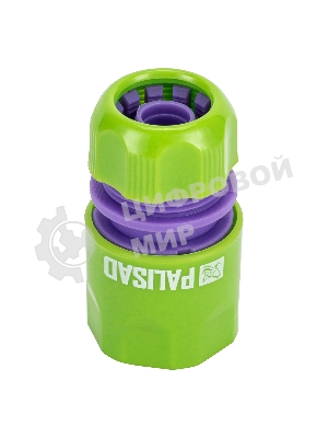 Соединитель пластмассовый быстросъемный для шланга Palisad 1/2