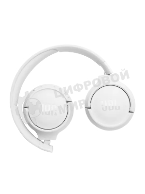 Беспроводные наушники JBL Tune 520BT белый, накладные, Bluetooth, быстрая зарядка, складная конструкция