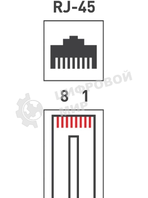 Джек комп. Rexant 8P-8C cat.5е