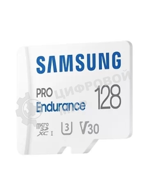 Флеш карта microSDXC 128Gb Samsung PRO Endurance (для видеорегистратора) Class 10, UHS-I, W 30 МБ/с, R 100 МБ/с, MB-MJ128KA/APC адаптер на SD
