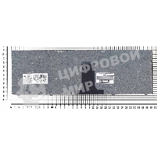 Клавиатура для ноутбука Lenovo IdeaPad B5400 M5400 черная с серебристой рамкой