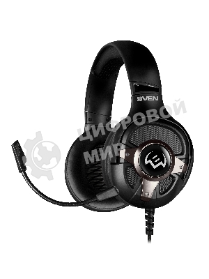 Наушники с микрофоном SVEN AP-U1100MV черный 2.2м мониторные оголовье