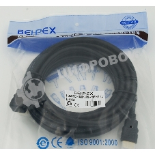 Кабель аудио-видео Behpex HDMI (m)/HDMI (m) 5м. черный ver1.3