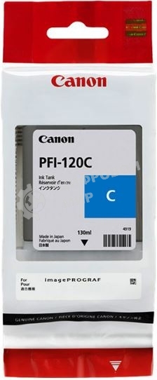 Картридж струйный Canon PFI-120 C 2886C001 голубой (130 мл) для Canon imagePROGRAF TM-200/205