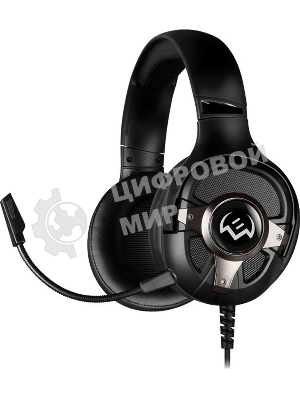 Наушники с микрофоном SVEN AP-U1100MV черный 2.2м мониторные оголовье