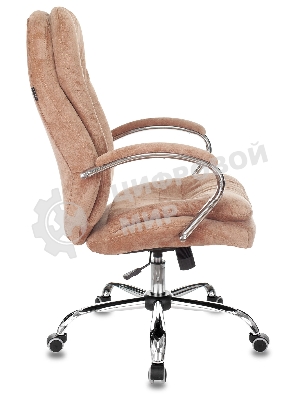 Кресло Бюрократ T-9950SL Fabric Velvet 90 светло-коричневый, ткань