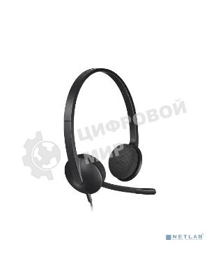 Гарнитура Logitech H340 чёрный, проводная, USB