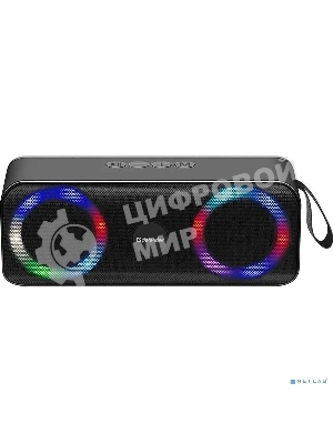 Акустическая система Defender LIGHT/BT/FM/USB/TF/AUX Q1 черный 10 Вт