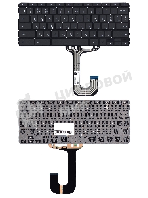 Клавиатура для ноутбука HP Chromebook 11A-NB черная