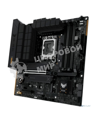 Материнская плата ASUS TUF GAMING B760M-PLUS II, LGA 1700, Intel B760, 4xDDR5, 4xSATA, 3xM.2, 1xPCIe 5.0 x16, 1xPCIe x4, 1xPCIe x1, 1xUSB-A 3.2 Gen 2, 2xUSB-A 3.2 Gen 1, 4xUSB 2.0, 1xUSB-C 3.2 Gen 2x2, 1x2.5Gb LAN, 5x3.5 мм, 7.1, mATX