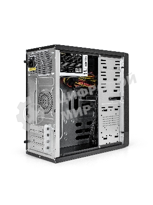 Компьютерный корпус Minitower ExeGate MA-371X-UNS350 (mATX, БП UNS350 с вент. 12см, 2*USB+2*USB 3.0, аудио, черный)