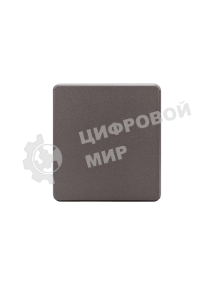 Выключатель Kranz ROUND 1 кл проходной (переключатель) 10А с/у титан