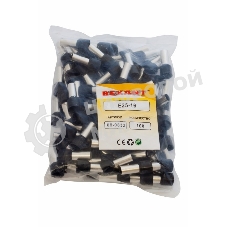 Наконечник штыревой втулочный изолированный Rexant F-16 мм 25 мм² (НШВи 25-16) черный