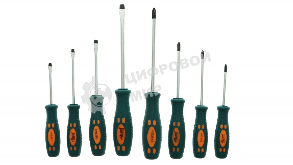 Отвертки набор Sturm! 1040-01-SS8, 8 шт, CrV
