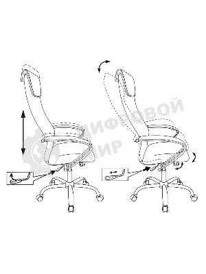 Кресло Бюрократ CH-607SL TW-01 Neo Black черный, сетка, подголовник