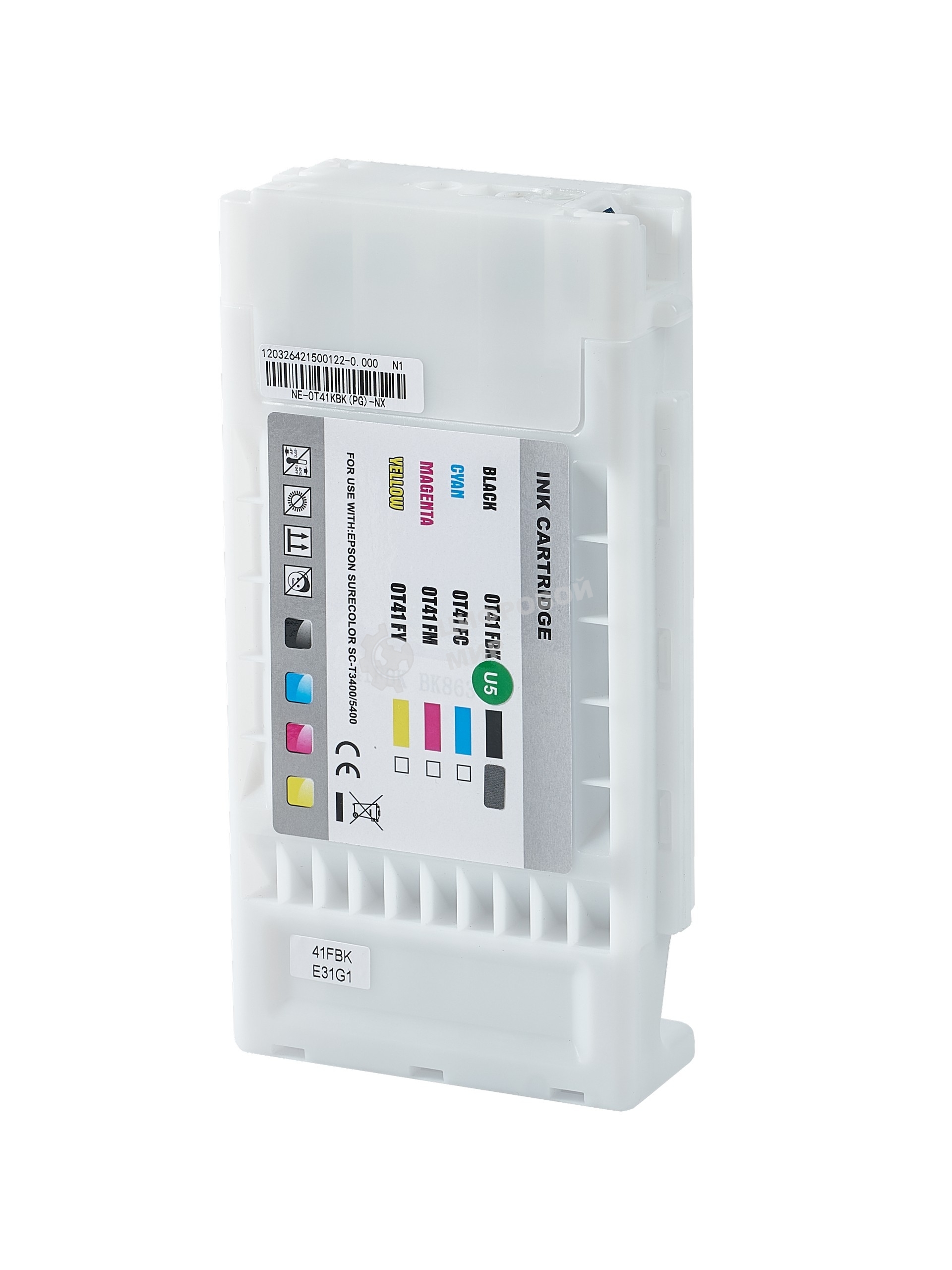 Картридж струйный Sakura C13T41F540 (T41F5 BK) для Epson, черный, 350 мл.