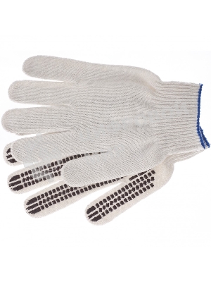 Перчатки трикотажные Сибртех, рисунок ПВХ гель 