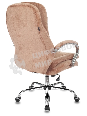 Кресло Бюрократ T-9950SL Fabric Velvet 90 светло-коричневый, ткань