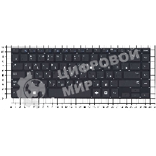 Клавиатура для ноутбука Samsung 470R4E BA59-03619C, черная
