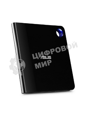 Оптический привод Blu-Ray Asus SBW-06D5H-U/BLK/G/AS черный USB slim внешний RTL