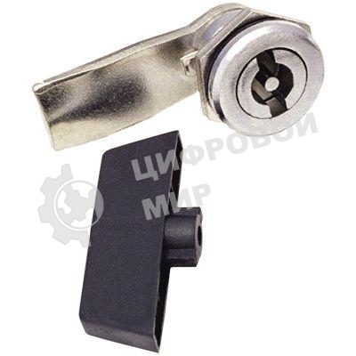 Замок-защелка IEK YZK20-00 для металлического бокса с пластмассовым ключом (22-17/46)