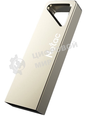 Флешка USB Netac U326 (NT03U326N-032G-20PN), 32Gb, USB 2.0, R/W 50/15, серебристый