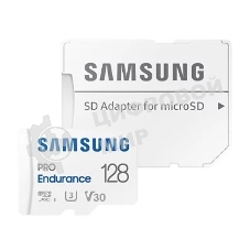 Флеш карта microSDXC 128Gb Samsung PRO Endurance (для видеорегистратора) Class 10, UHS-I, W 30 МБ/с, R 100 МБ/с, MB-MJ128KA/APC адаптер на SD
