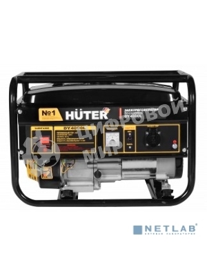 Электрогенератор бензиновый Huter DY4000L, 3.3 кВт, 68 дБ, 40.3 кг