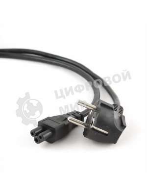 Кабель питания для ноутбуков Cablexpert PC-186-ML12 1.8м, 3-pin, с зазем., пакет