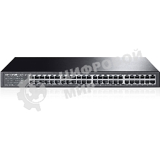 Коммутатор TP-Link SMB TL-SF1048 48-port 10/100M Switch, 48 10/100M RJ45 ports, 1U 19-inch rack-mountable steel case