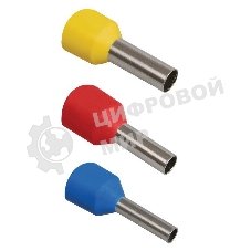 Наконечник-гильза изол. Е2516 (уп. 100 шт) IEK UGN10-025-11-16