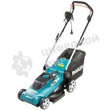 Газонокосилка Makita ELM3720 1400Вт,37см,3уровн,20\55мм,40л,10.2кг,кор,пластик,2Cut,инд заполнения
