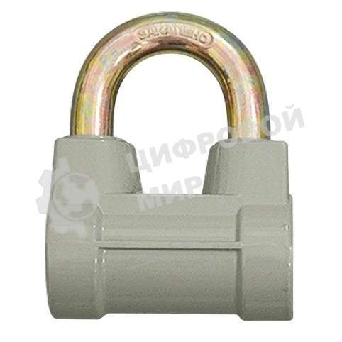 Замок навесной Сибртех, ширина 60 мм, чугун, дужка d-10 мм, финский, 3 ключа, ЗН2-4
