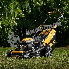 Газонокосилка бензиновая GLD-520SP, 196 куб.см., шир. 52 см,привод,7 уров.,травосб. 60 л Denzel
