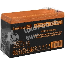 Батарея для ИБП ExeGate EX285953RUS HR1234W (12V 9Ah, клеммы F2)
