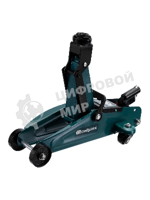 Домкрат гидравлический подкатной Сибртех 2т, 127-330 мм, в пластиковом кейсе