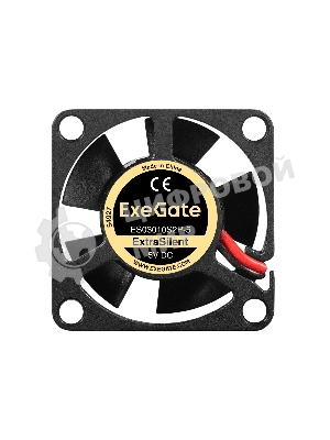Вентилятор 5В DC ExeGate ExtraSilent ES03010S2P-5 (30x30x10 мм, Sleeve bearing (подшипник скольжения),2pin, 7000RPM, 22dBA)
