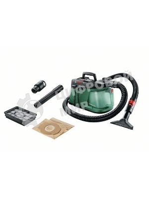 Строительный пылесос Bosch EasyVac3 зеленый, 170/700 Вт, уборка сухая, пылесборник контейнер, 2 л