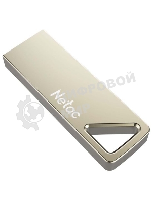 Флешка USB Netac U326 (NT03U326N-032G-20PN), 32Gb, USB 2.0, R/W 50/15, серебристый