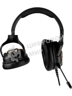 Наушники с микрофоном SVEN AP-U1100MV черный 2.2м мониторные оголовье