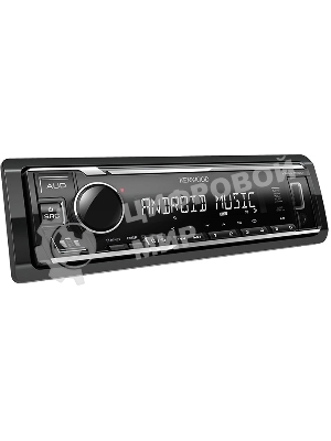 Автомагнитола Kenwood KMM-105M, 1 DIN, USB Type-A, AUX, съёмная панель