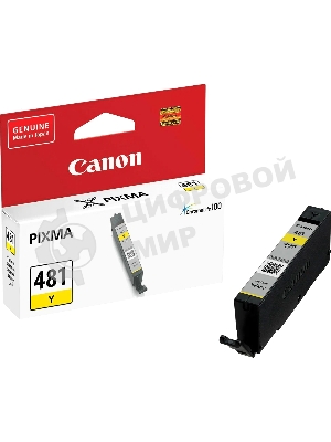 Картридж струйный Canon CLI-481 Y EMB желтый (257 стр.) для Canon TS6140/TS8140/TS9140/TR8540