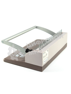 Переплетчик Heleos БП13пс коричневый (БП13ПСК) A4/перф.13л.сшив/макс.450л./пластик.пруж. (6-51мм)