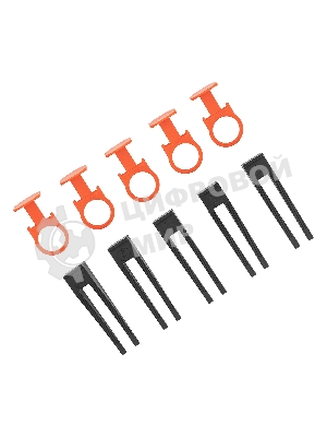 Комплект зажим + клин для системы выравнивания плитки СВП Сибртех Кольцо, 50/50 шт. в ведре