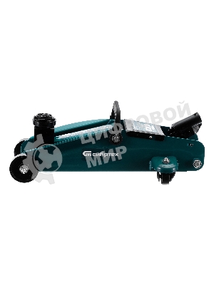 Домкрат гидравлический подкатной Сибртех 2т, 127-330 мм, в пластиковом кейсе