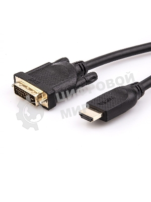 Кабель HDMI AM/DVI(24+1)M, 10м, CU, 1080P@60Hz, 2F, VCOM