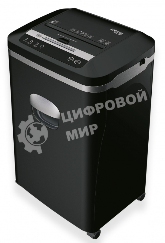 Шредер Office Kit SA80 2x10 (секр.P-5)/фрагменты/80лист./20лтр./скрепки/скобы/пл.карты/CD